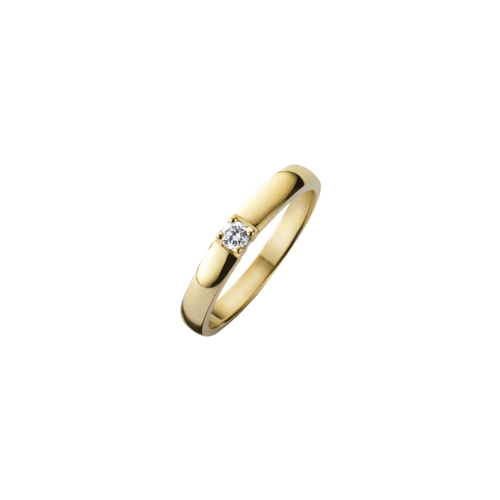 Schaap en Citroen Diamonds ring geelgoud met diamant - #2 Schaap en Citroen Diamonds ring geelgoud met diamant - #2