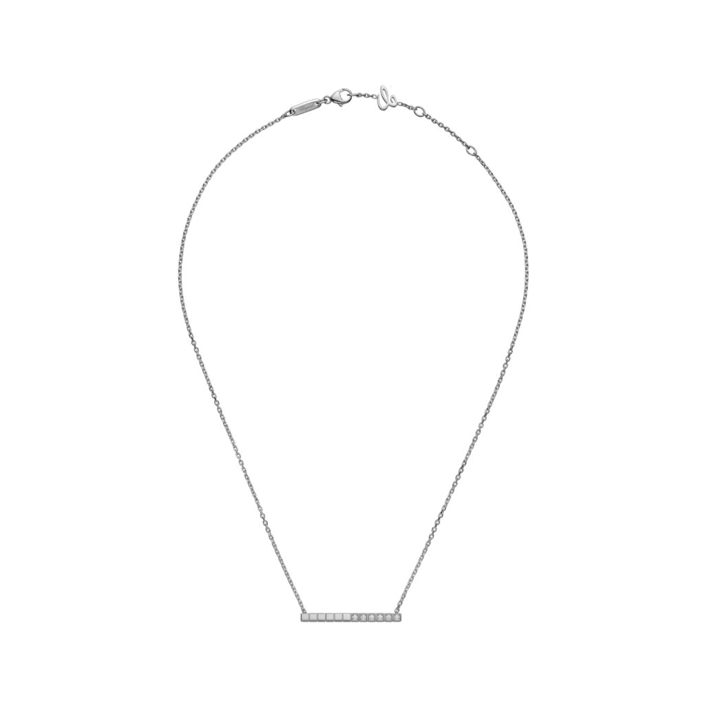 Chopard Ice Cube collier witgoud met diamant - 817702-1002 - #2 Chopard Ice Cube collier witgoud met diamant - 817702-1002 - #2