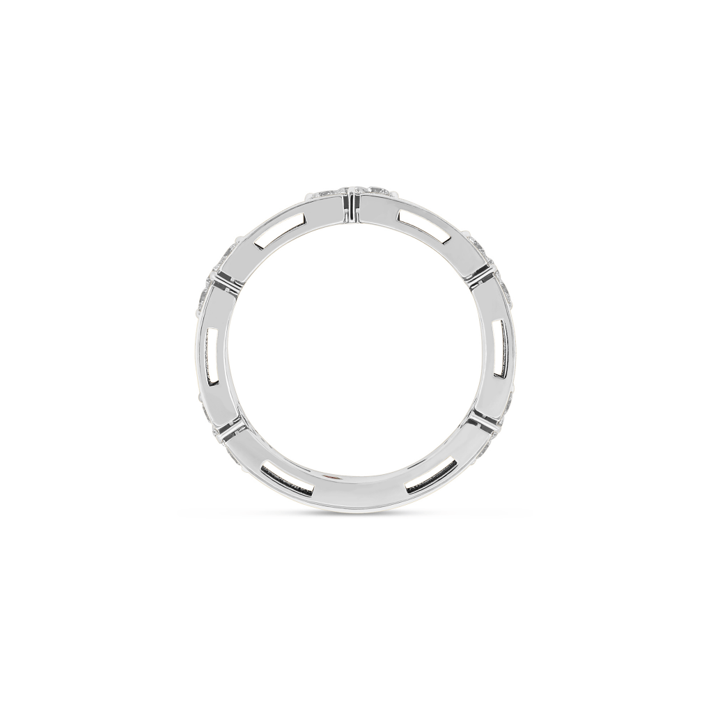Roberto Coin Love In Verona ring witgoud met diamant - ADR888RI2013 - #3 Roberto Coin Love In Verona ring witgoud met diamant - ADR888RI2013 - #3
