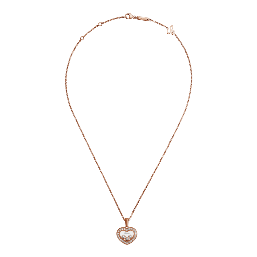 Chopard Happy Diamonds Icons Heart collier roodgoud met diamant - 79A611-5201 - #2 Chopard Happy Diamonds Icons Heart collier roodgoud met diamant - 79A611-5201 - #2
