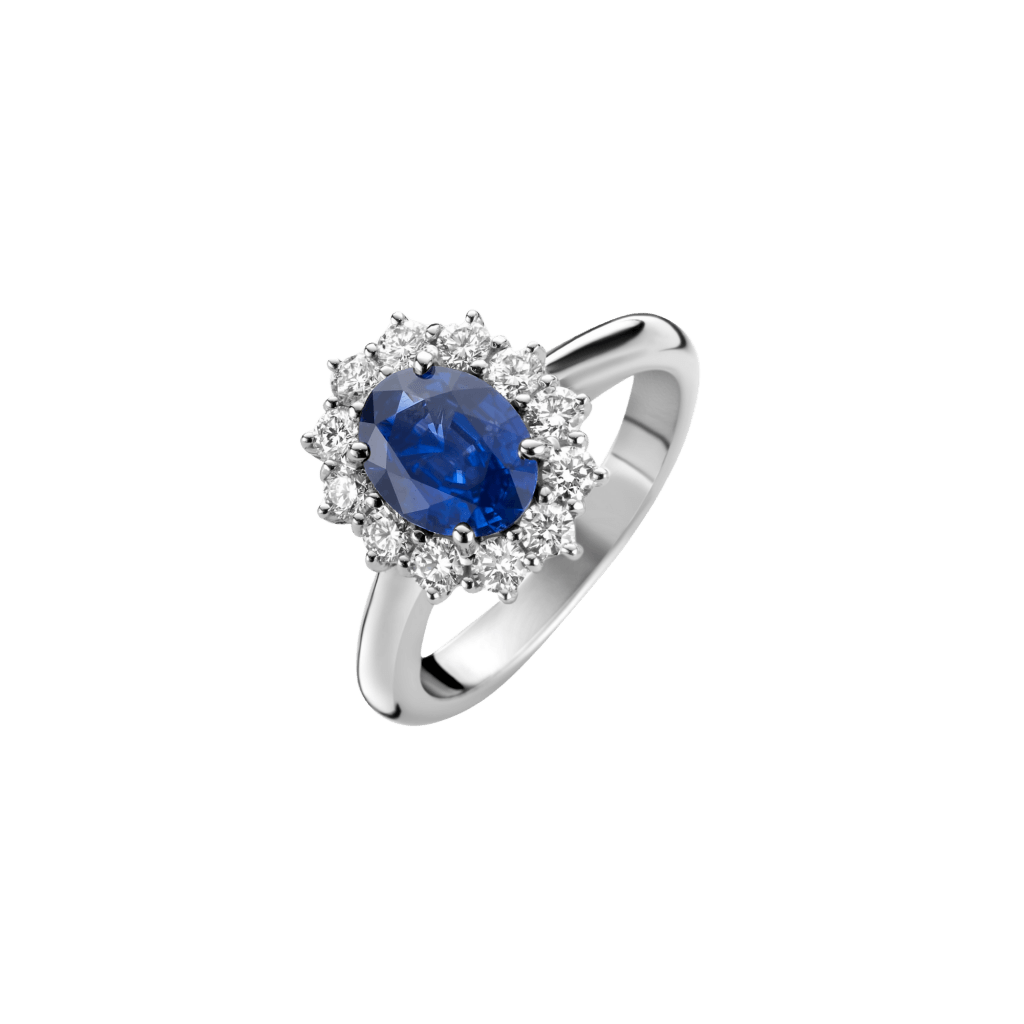 Schaap en Citroen Colours ring witgoud met diamant - #1 Schaap en Citroen Colours ring witgoud met diamant - #1