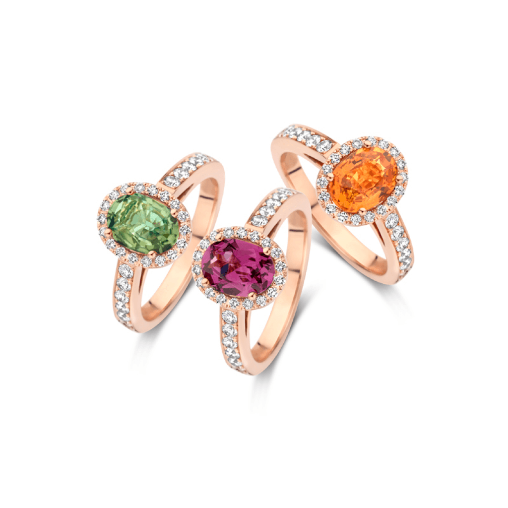 Schaap en Citroen Colours ring roodgoud met diamant - #2 Schaap en Citroen Colours ring roodgoud met diamant - #2