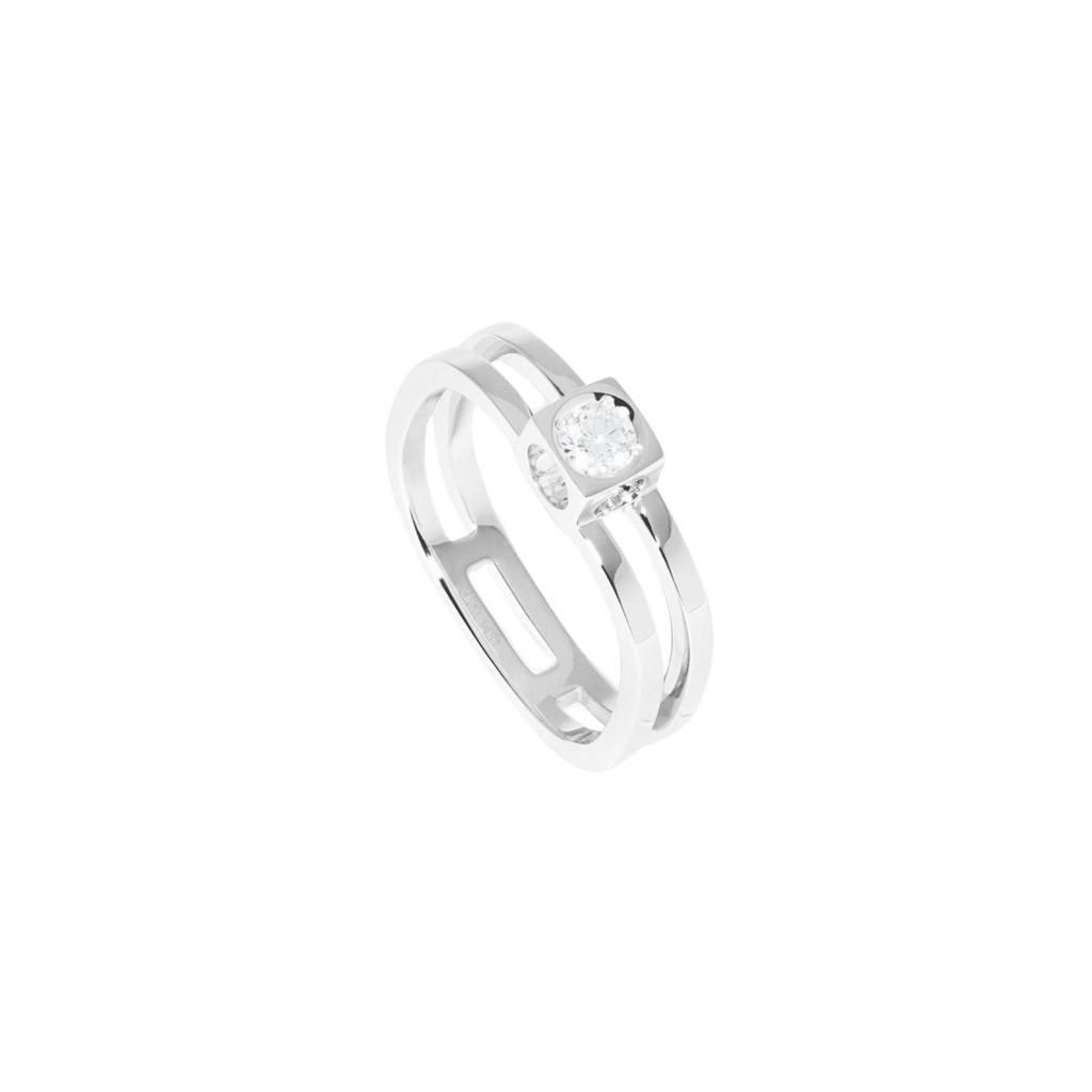 dinh van Le Cube Diamant ring witgoud met diamant - 208902 - #1 dinh van Le Cube Diamant ring witgoud met diamant - 208902 - #1