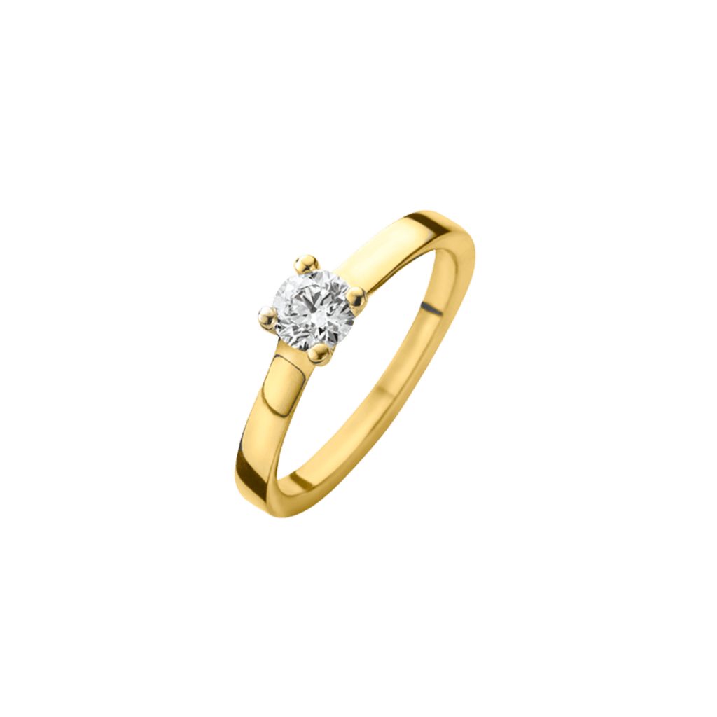 Schaap en Citroen Diamonds ring geelgoud met diamant - #1 Schaap en Citroen Diamonds ring geelgoud met diamant - #1