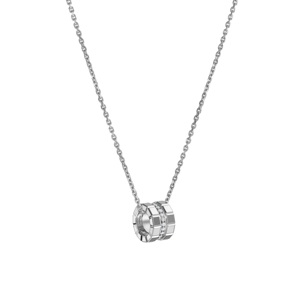 Chopard Ice Cube Mini collier witgoud met diamant - 797005-1003 - #3 Chopard Ice Cube Mini collier witgoud met diamant - 797005-1003 - #3