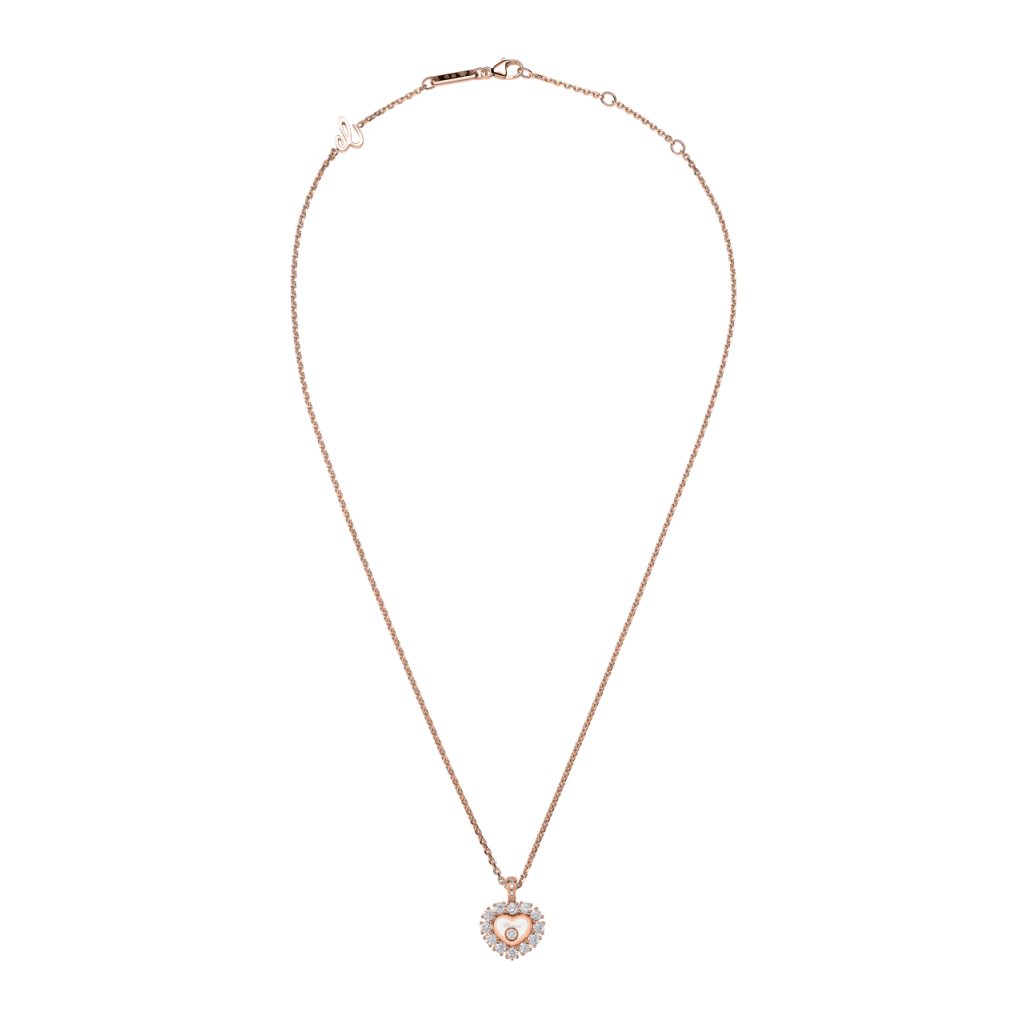 Chopard Happy Diamonds collier roodgoud met diamant - 79A616-5001 - #2 Chopard Happy Diamonds collier roodgoud met diamant - 79A616-5001 - #2