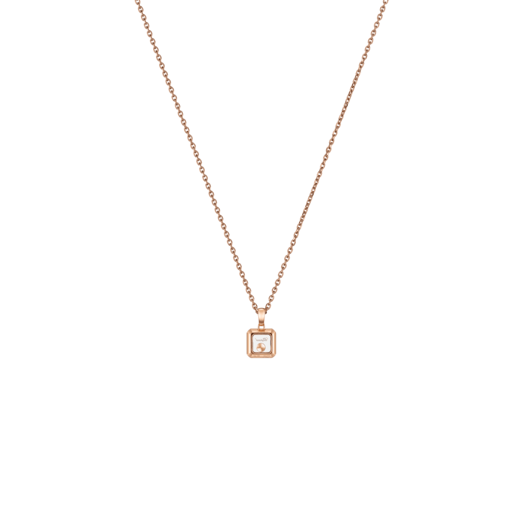 Chopard Happy Diamonds Icons Square collier roodgoud met diamant - 79A114-5001 - #4 Chopard Happy Diamonds Icons Square collier roodgoud met diamant - 79A114-5001 - #4