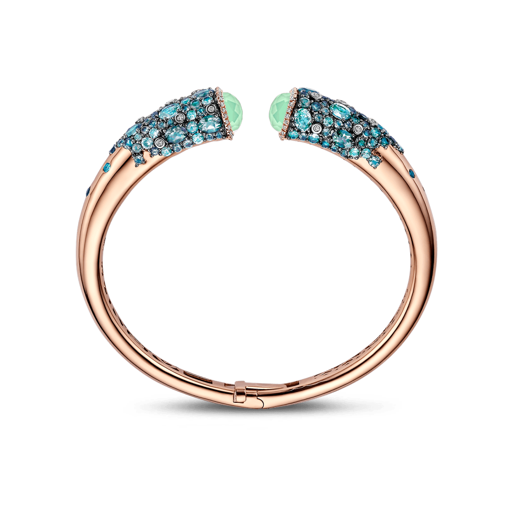 Tirisi Jewelry Doha armband roodgoud met london topaas - TG9074AQBTP - #3 Tirisi Jewelry Doha armband roodgoud met london topaas - TG9074AQBTP - #3