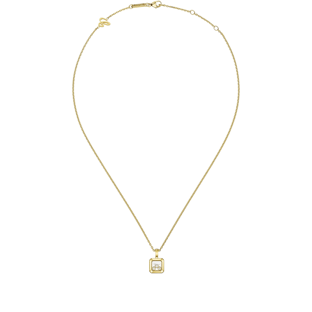 Chopard Happy Diamonds Icons Square collier geelgoud met diamant - 79A115-0001 - #4 Chopard Happy Diamonds Icons Square collier geelgoud met diamant - 79A115-0001 - #4