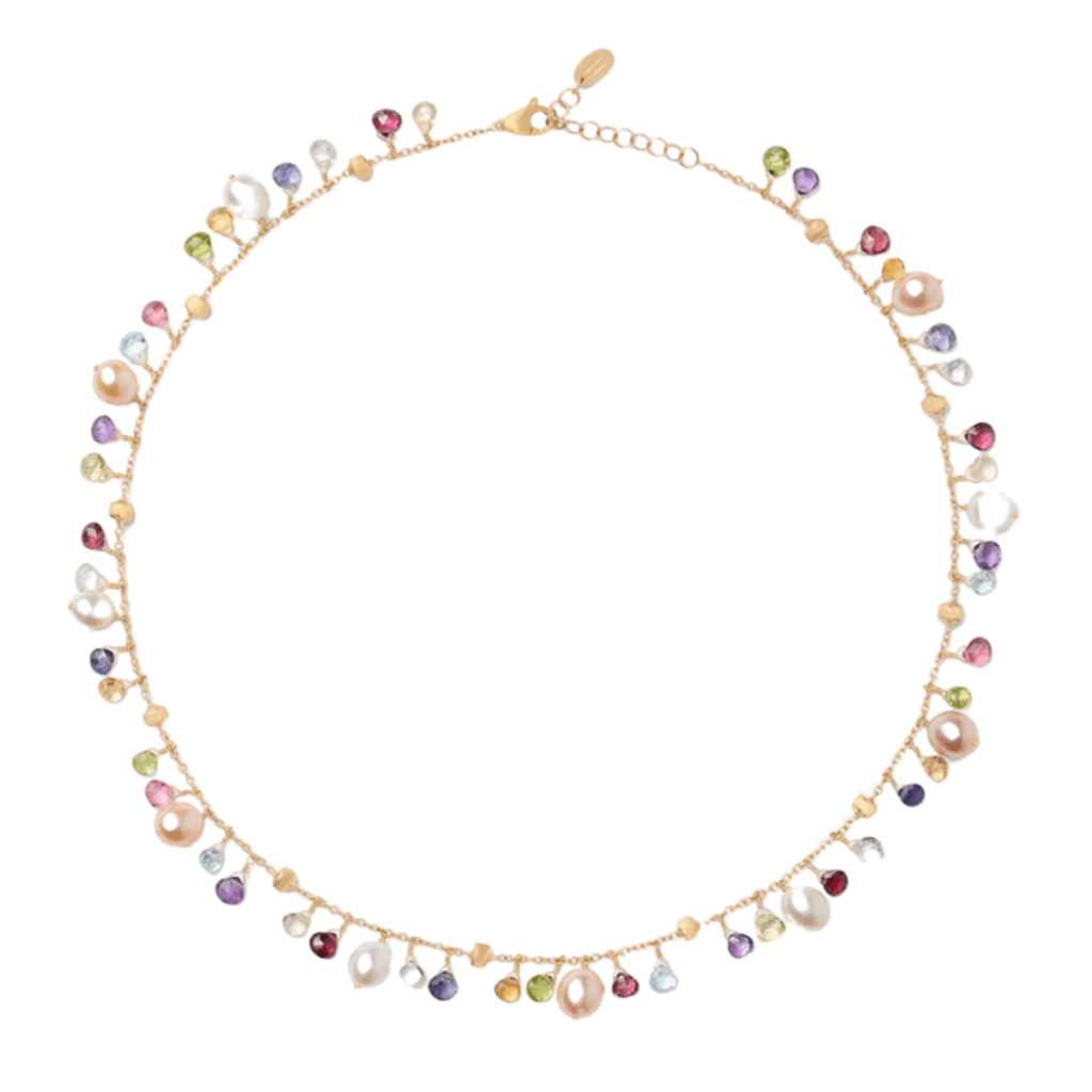 Marco Bicego Paradise collier geelgoud met diversen kleurstenen - CB2584-E-MIX114 - #2 Marco Bicego Paradise collier geelgoud met diversen kleurstenen - CB2584-E-MIX114 - #2