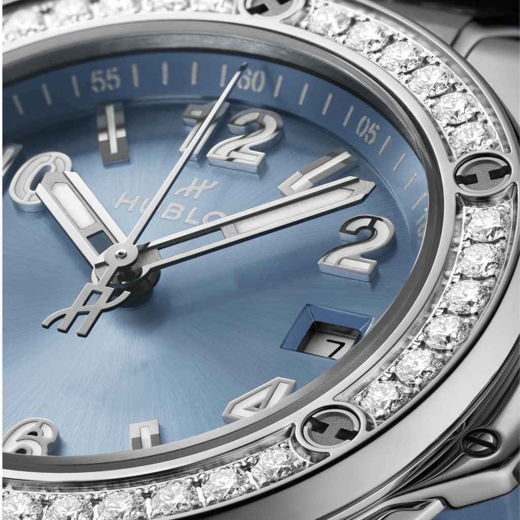 Hublot Big Bang One Click Steel Coal Blue Diamonds 33mm - 485.SX.717B.RX.1204 - #2 Hublot Big Bang One Click Steel Coal Blue Diamonds 33mm - 485.SX.717B.RX.1204 - #2