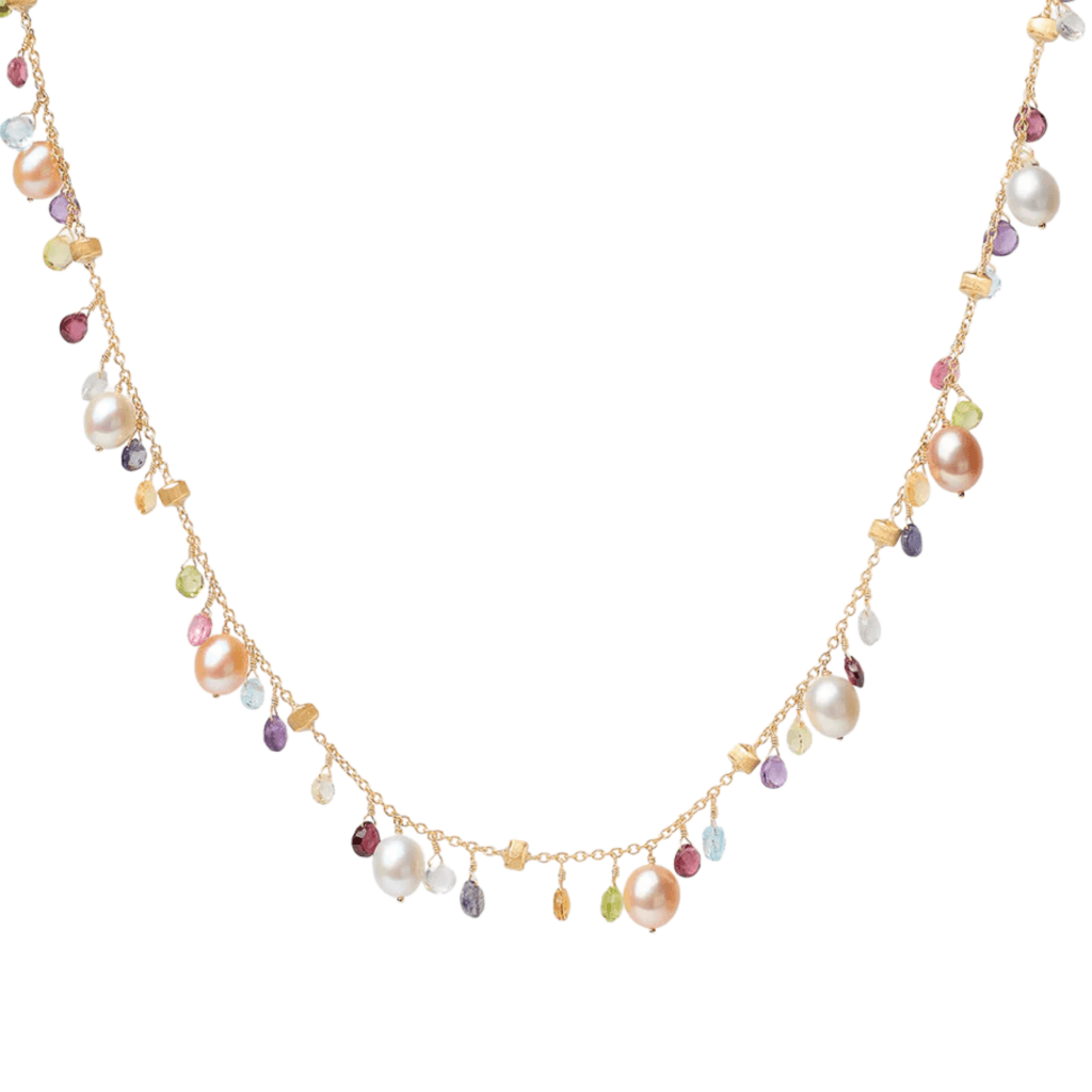 Marco Bicego Paradise collier geelgoud met diversen kleurstenen - CB2584-E-MIX114 - #1 Marco Bicego Paradise collier geelgoud met diversen kleurstenen - CB2584-E-MIX114 - #1