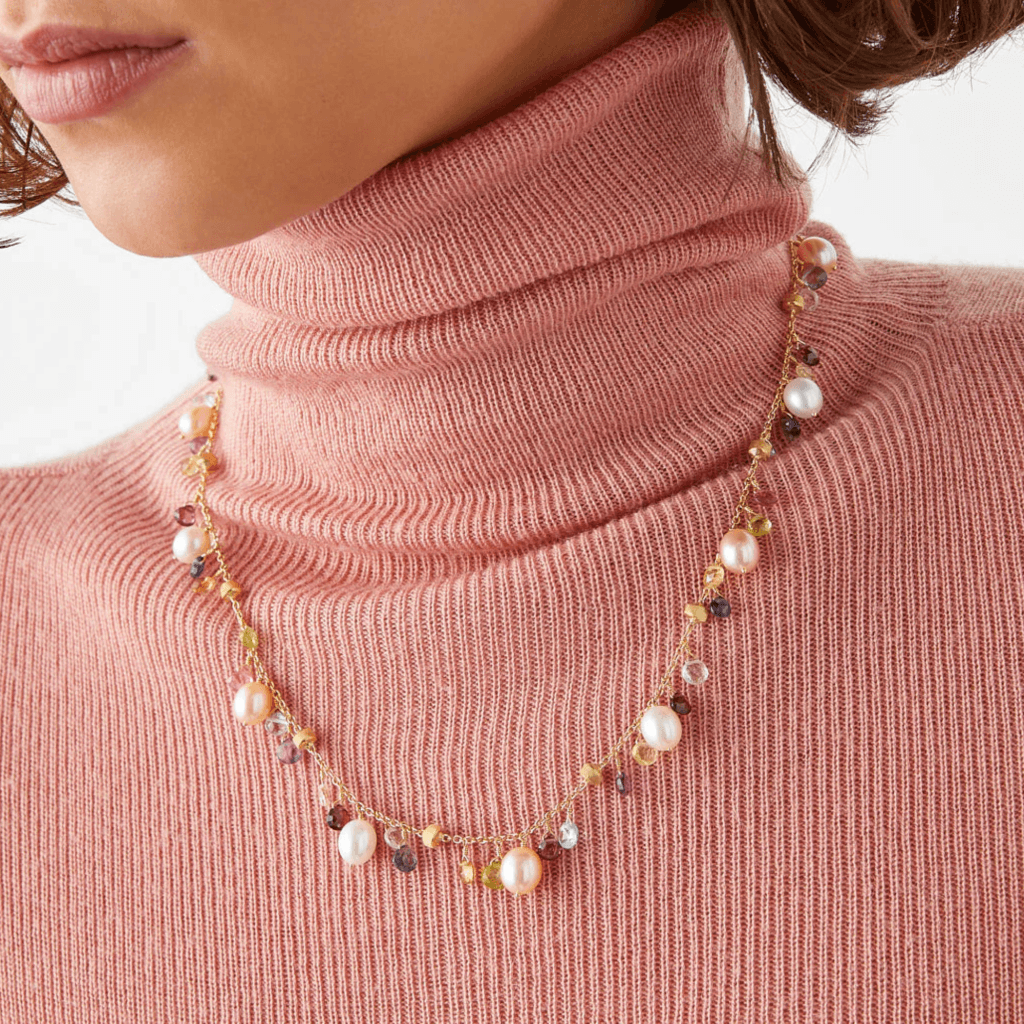 Marco Bicego Paradise collier geelgoud met diversen kleurstenen - CB2584-E-MIX114 - #4 Marco Bicego Paradise collier geelgoud met diversen kleurstenen - CB2584-E-MIX114 - #4