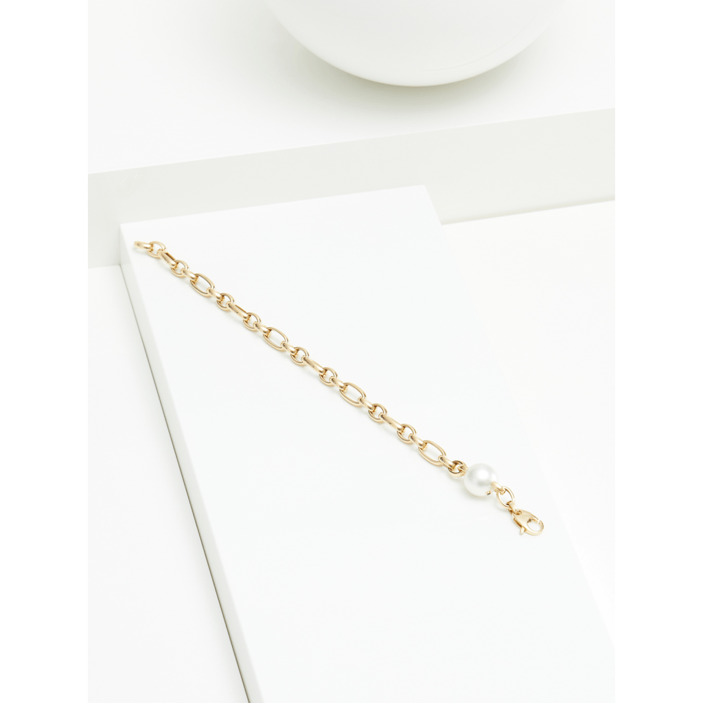 Yana Nesper Balthasar armband geelgoud met parel - BA6 - #2 Yana Nesper Balthasar armband geelgoud met parel - BA6 - #2