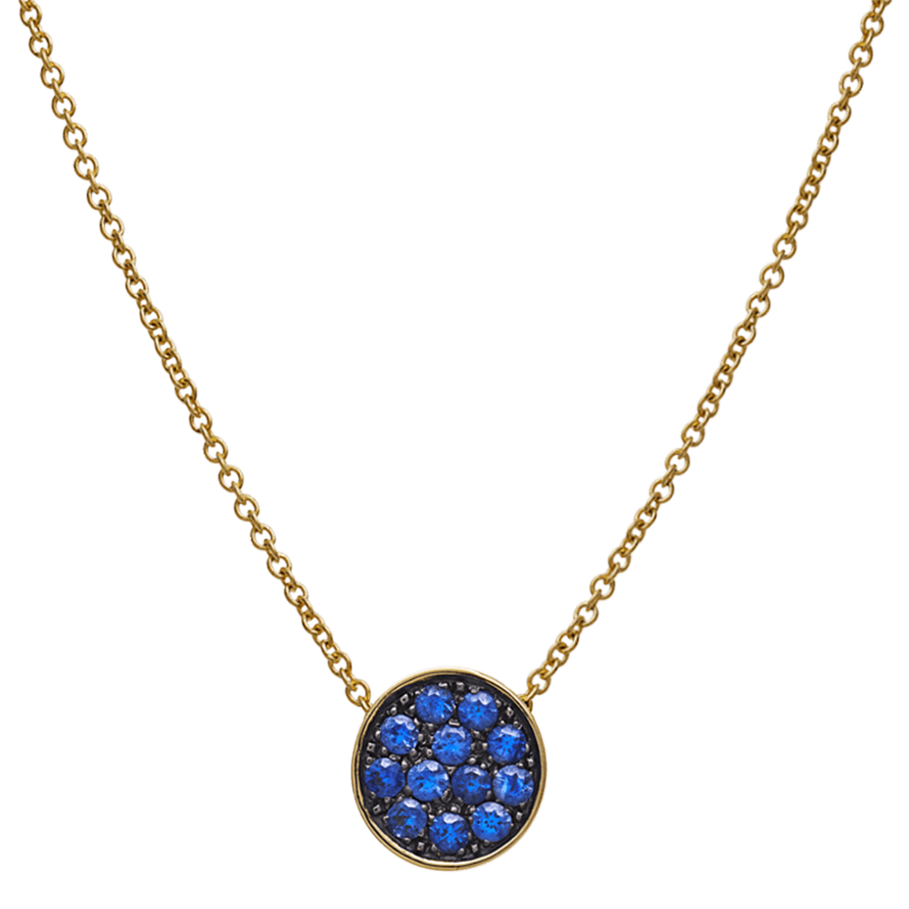 Chantecler Paillettes collier roodgoud met saffier - 42315 - #5 Chantecler Paillettes collier roodgoud met saffier - 42315 - #5