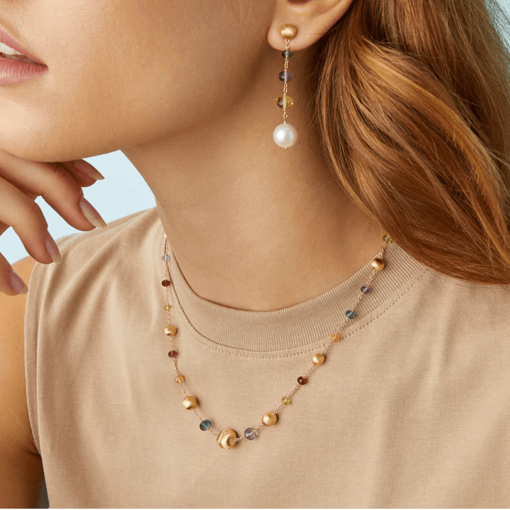 Marco Bicego Africa collier geelgoud met diversen kleurstenen - CB2281-L-MIX02 - #3 Marco Bicego Africa collier geelgoud met diversen kleurstenen - CB2281-L-MIX02 - #3