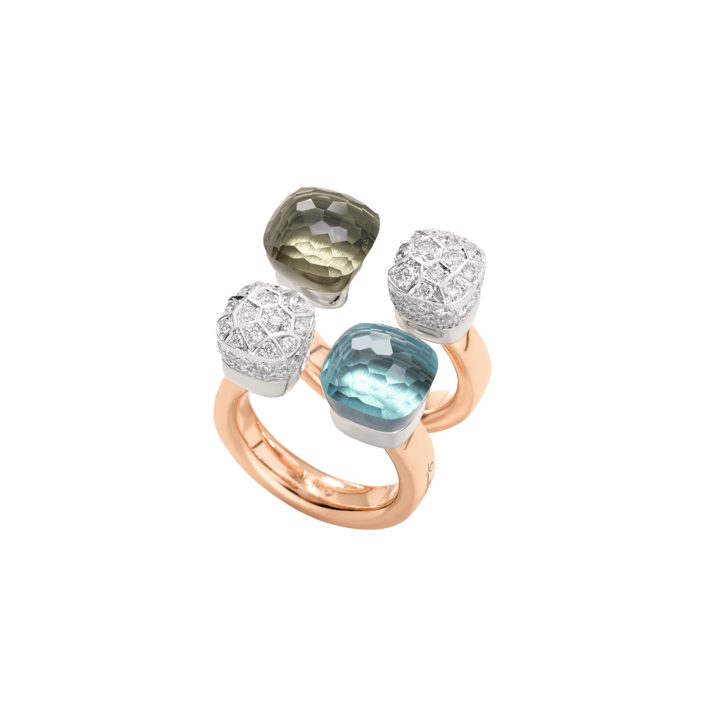 Pomellato Nudo Diamonds ring roodgoud met diamant - PAC4020 O6WHR DB0PA - #5 Pomellato Nudo Diamonds ring roodgoud met diamant - PAC4020 O6WHR DB0PA - #5
