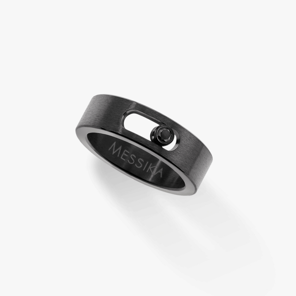 Messika Move Titanium ring titanium met diamant - 7165-TB - #1 Messika Move Titanium ring titanium met diamant - 7165-TB - #1