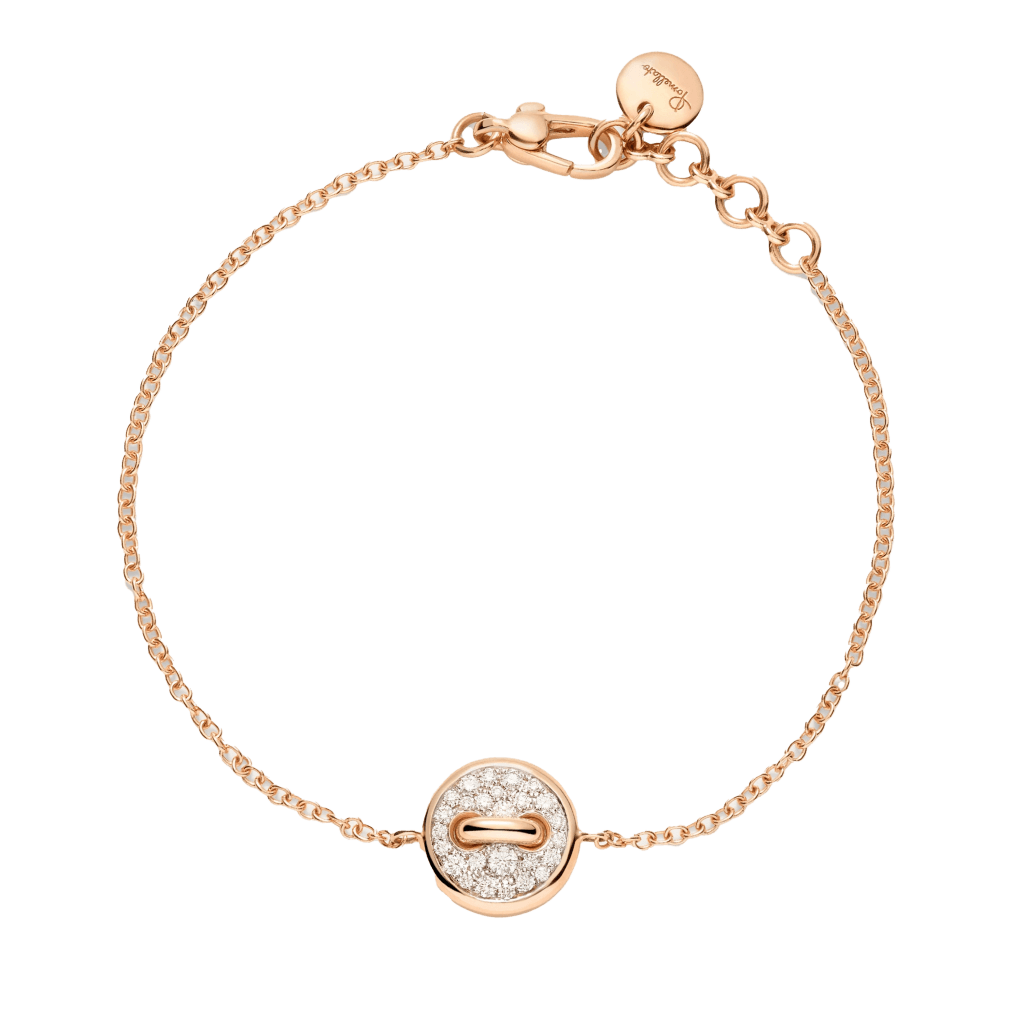 Pomellato Pom Pom Dot armband roodgoud met diamant - PBC4031 O7WHR DB0MP - #1 Pomellato Pom Pom Dot armband roodgoud met diamant - PBC4031 O7WHR DB0MP - #1