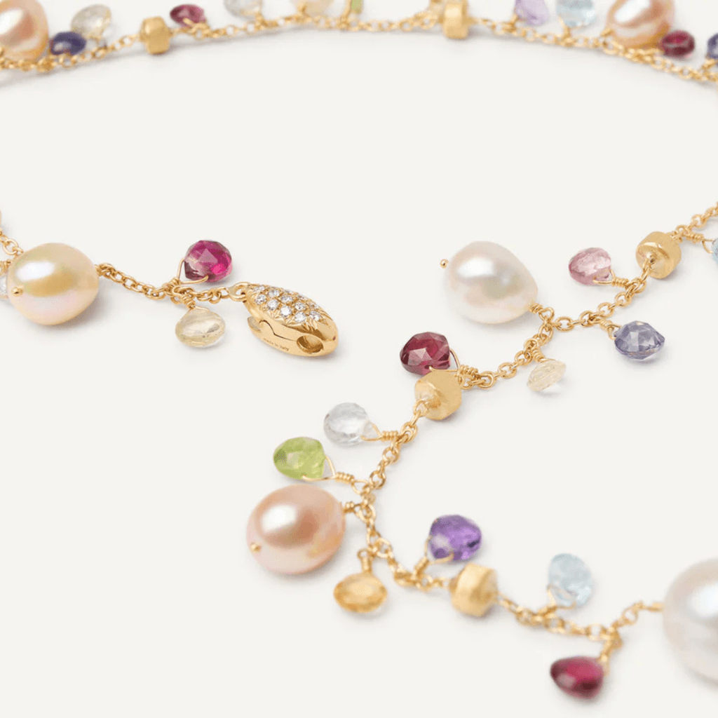 Marco Bicego Paradise collier geelgoud met diversen kleurstenen - CB2586-B-MIX114 - #4 Marco Bicego Paradise collier geelgoud met diversen kleurstenen - CB2586-B-MIX114 - #4