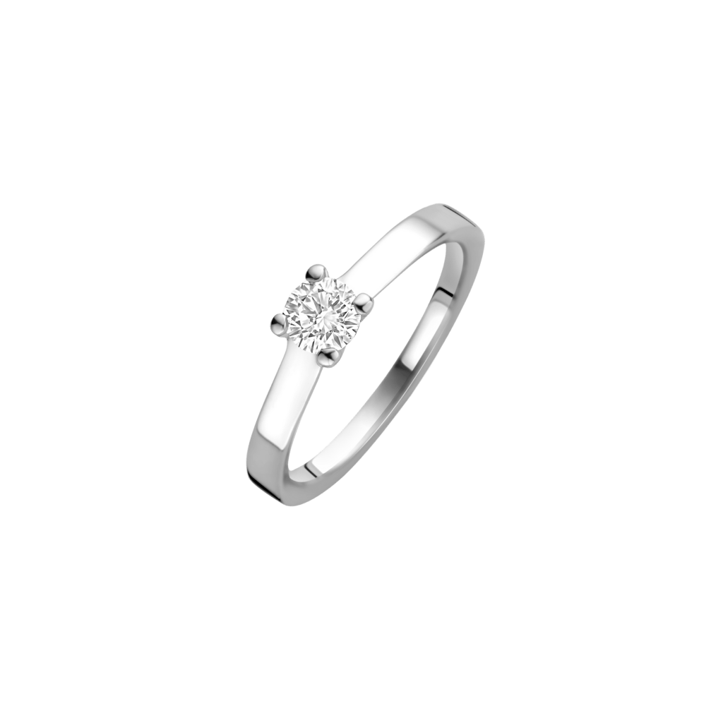 Schaap en Citroen Diamonds ring witgoud met diamant - #1 Schaap en Citroen Diamonds ring witgoud met diamant - #1