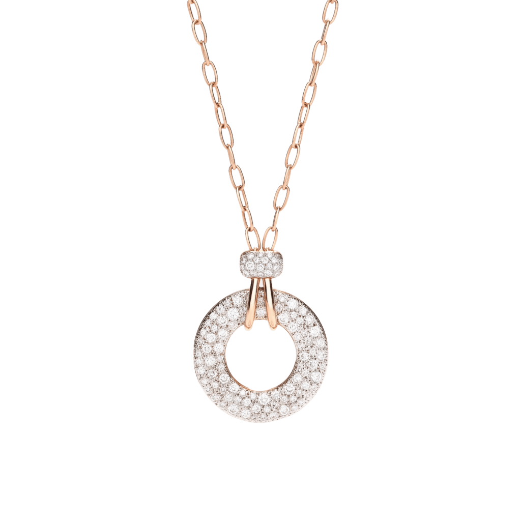 Pomellato Iconica collier roodgoud met diamant - PCC4042 O7WHR DB000 - #1 Pomellato Iconica collier roodgoud met diamant - PCC4042 O7WHR DB000 - #1