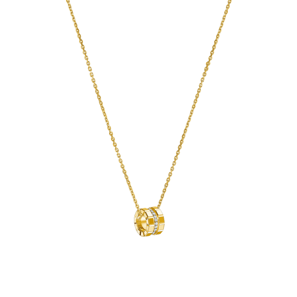 Chopard Ice Cube Mini collier geelgoud met diamant - 797005-0003 - #2 Chopard Ice Cube Mini collier geelgoud met diamant - 797005-0003 - #2