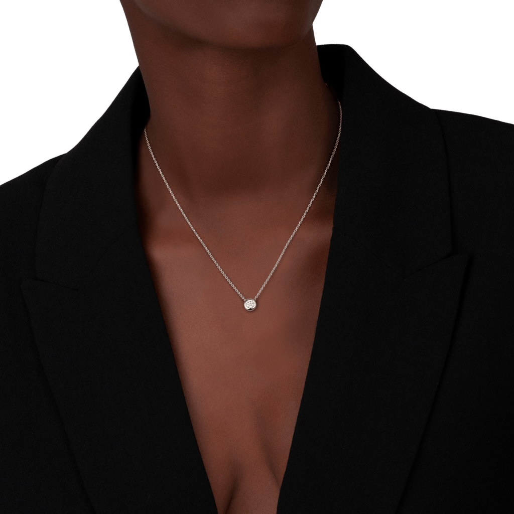 Schaap en Citroen Diamonds collier witgoud met diamant - #3 Schaap en Citroen Diamonds collier witgoud met diamant - #3