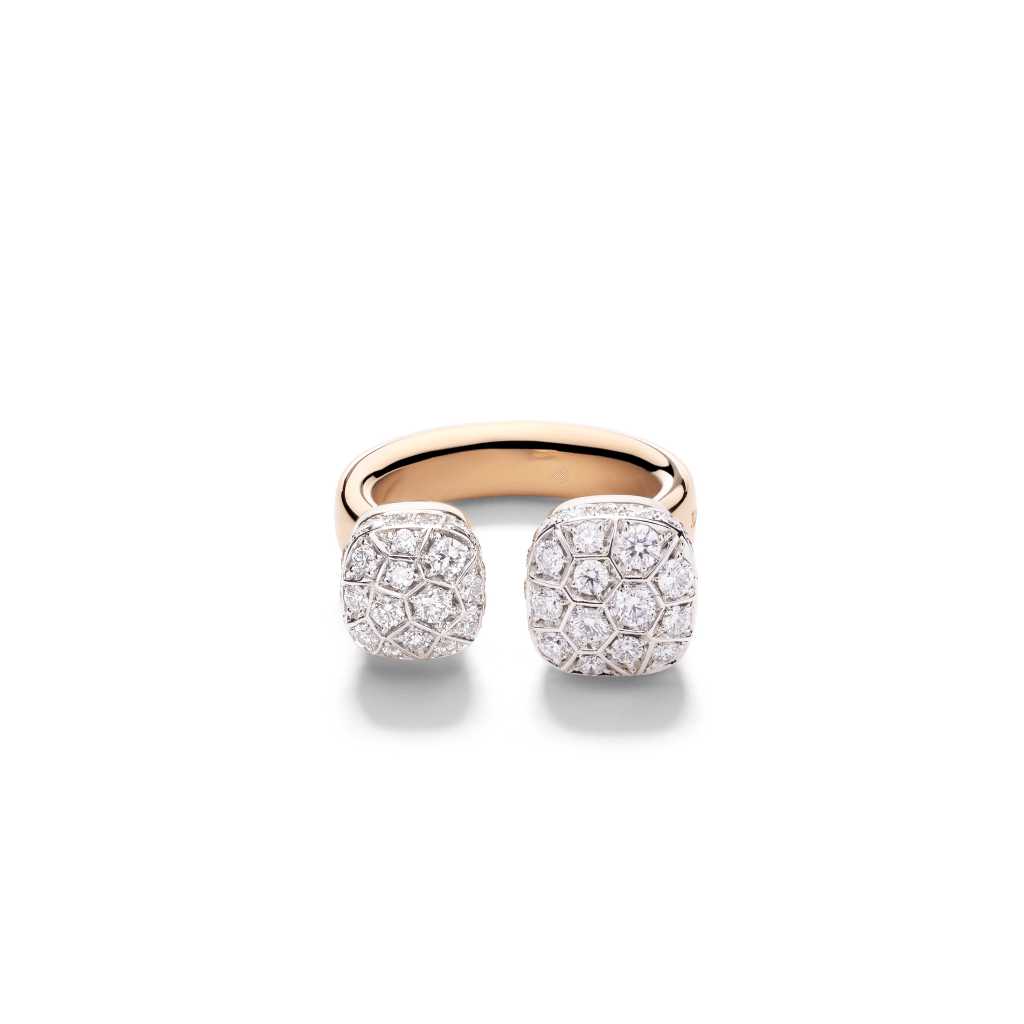Pomellato Nudo Diamonds ring roodgoud met diamant - PAC4021 O6WHR DB000 - #2 Pomellato Nudo Diamonds ring roodgoud met diamant - PAC4021 O6WHR DB000 - #2