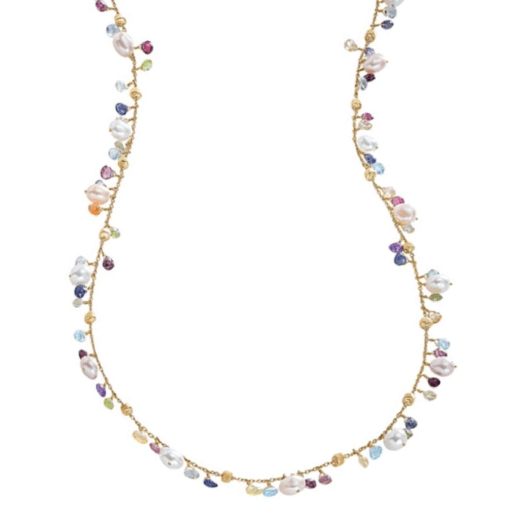Marco Bicego Paradise collier geelgoud met diversen kleurstenen - CB2641-MIX114 - #1 Marco Bicego Paradise collier geelgoud met diversen kleurstenen - CB2641-MIX114 - #1