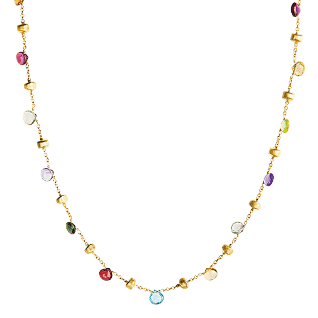 Marco Bicego Paradise collier geelgoud met diversen kleurstenen - CB765-E MIX01 - #1 Marco Bicego Paradise collier geelgoud met diversen kleurstenen - CB765-E MIX01 - #1