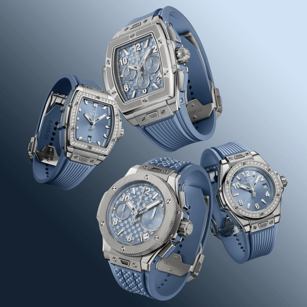 Hublot Big Bang One Click Steel Coal Blue Diamonds 33mm - 485.SX.717B.RX.1204 - #3 Hublot Big Bang One Click Steel Coal Blue Diamonds 33mm - 485.SX.717B.RX.1204 - #3