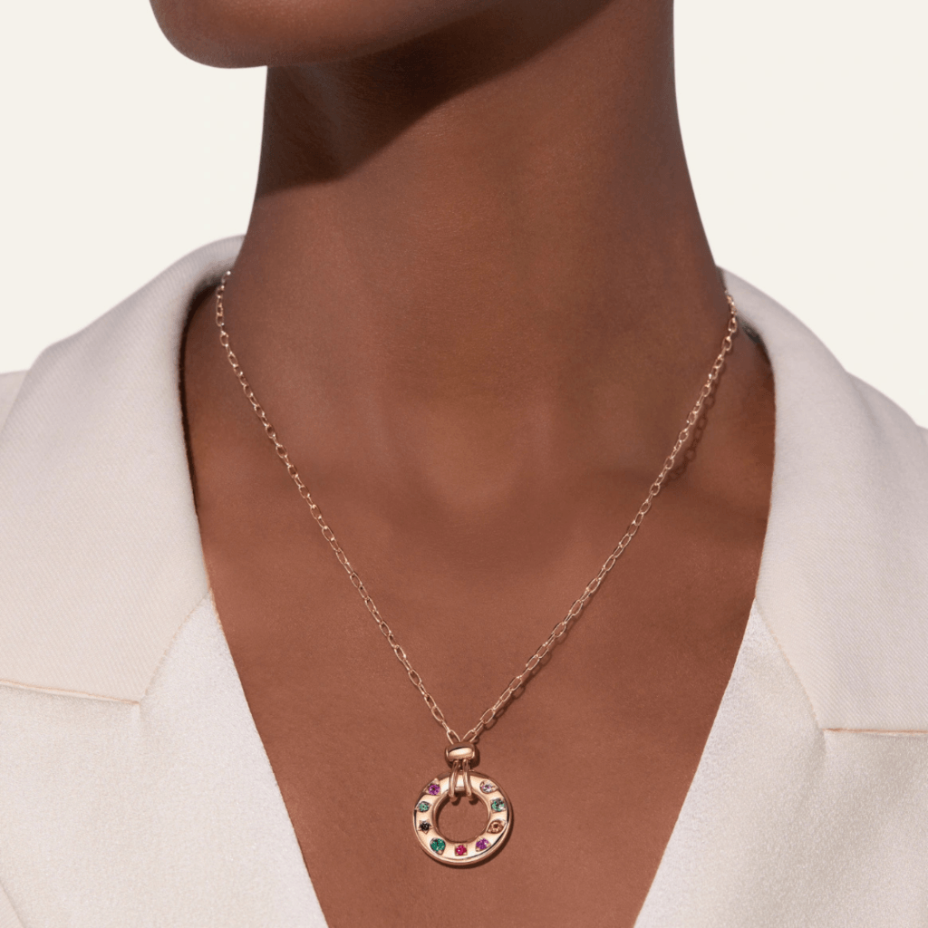 Pomellato Iconica collier roodgoud met diversen kleurstenen - PCC5041 O7000 000VA - #2 Pomellato Iconica collier roodgoud met diversen kleurstenen - PCC5041 O7000 000VA - #2