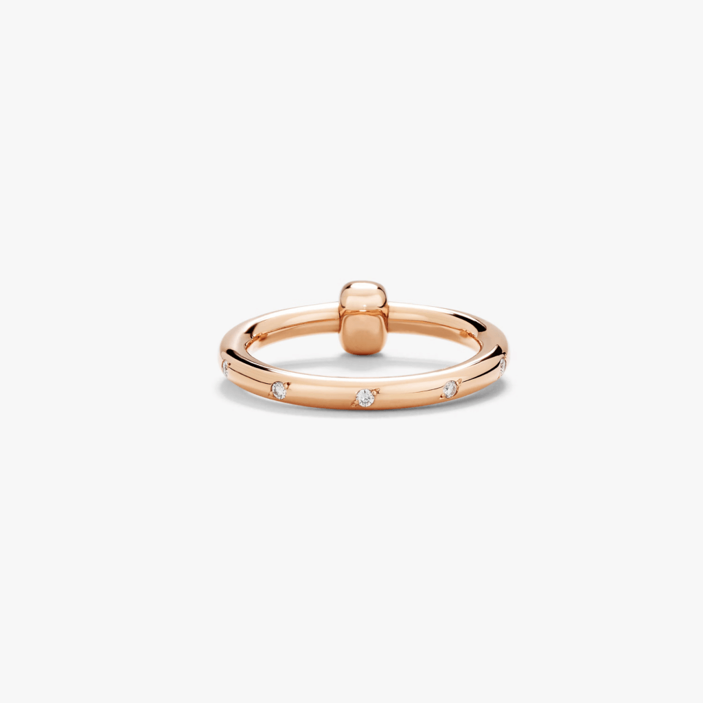 Pomellato Pomellato Together ring roodgoud met diamant - PAC5014 O7000 DB000 - #5 Pomellato Pomellato Together ring roodgoud met diamant - PAC5014 O7000 DB000 - #5