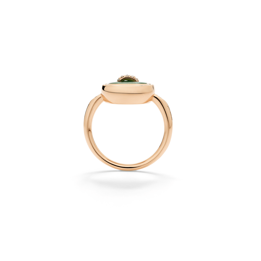 Pomellato Pom Pom Dot ring roodgoud met diamant - PAC5030 O7000 BMPMY - #5 Pomellato Pom Pom Dot ring roodgoud met diamant - PAC5030 O7000 BMPMY - #5
