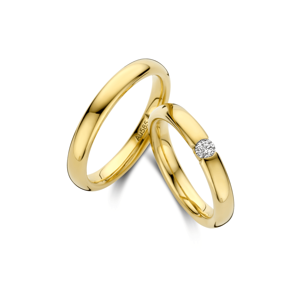 Trouwring Classic Love Collection geelgoud - 241106 - #3 Trouwring Classic Love Collection geelgoud - 241106 - #3
