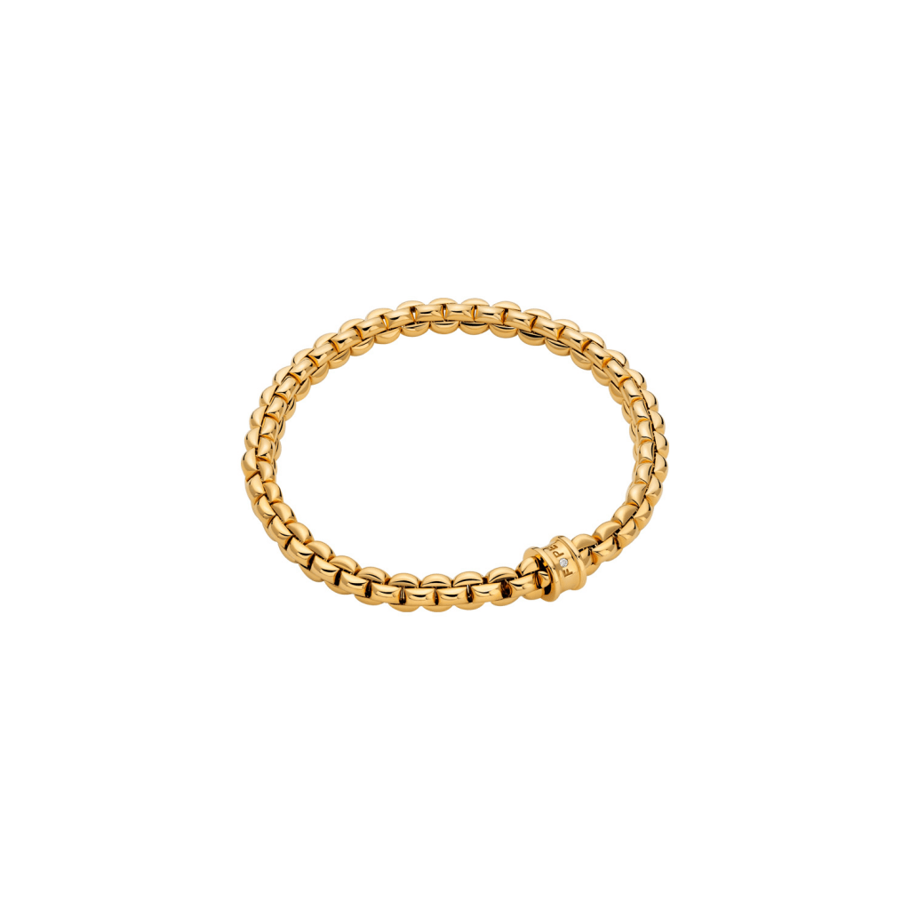 FOPE Eka armband geelgoud met diamant - 01M10BX_BB_G_XGX_00M - #2 FOPE Eka armband geelgoud met diamant - 01M10BX_BB_G_XGX_00M - #2