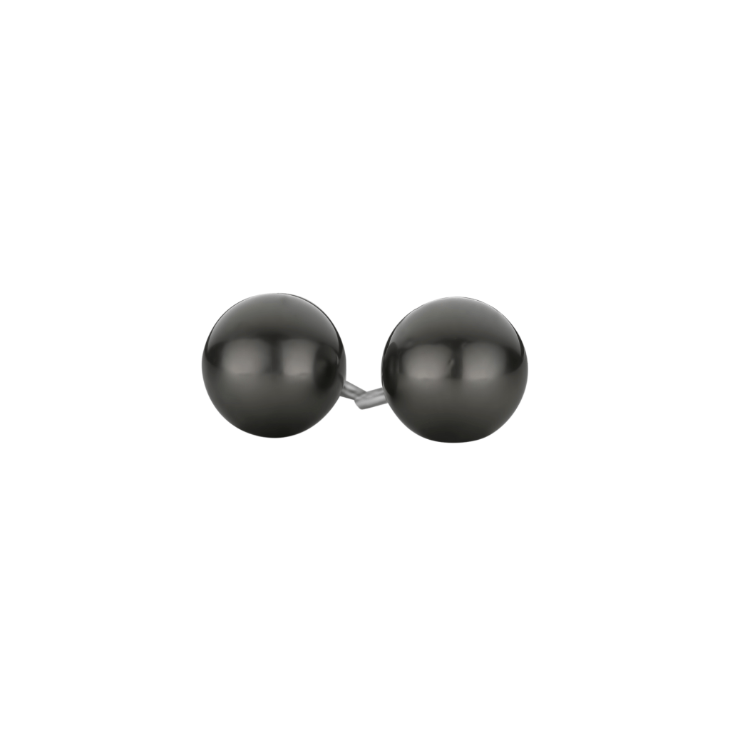 Schaap en Citroen Pearls oorsieraad witgoud met parel - #1 Schaap en Citroen Pearls oorsieraad witgoud met parel - #1