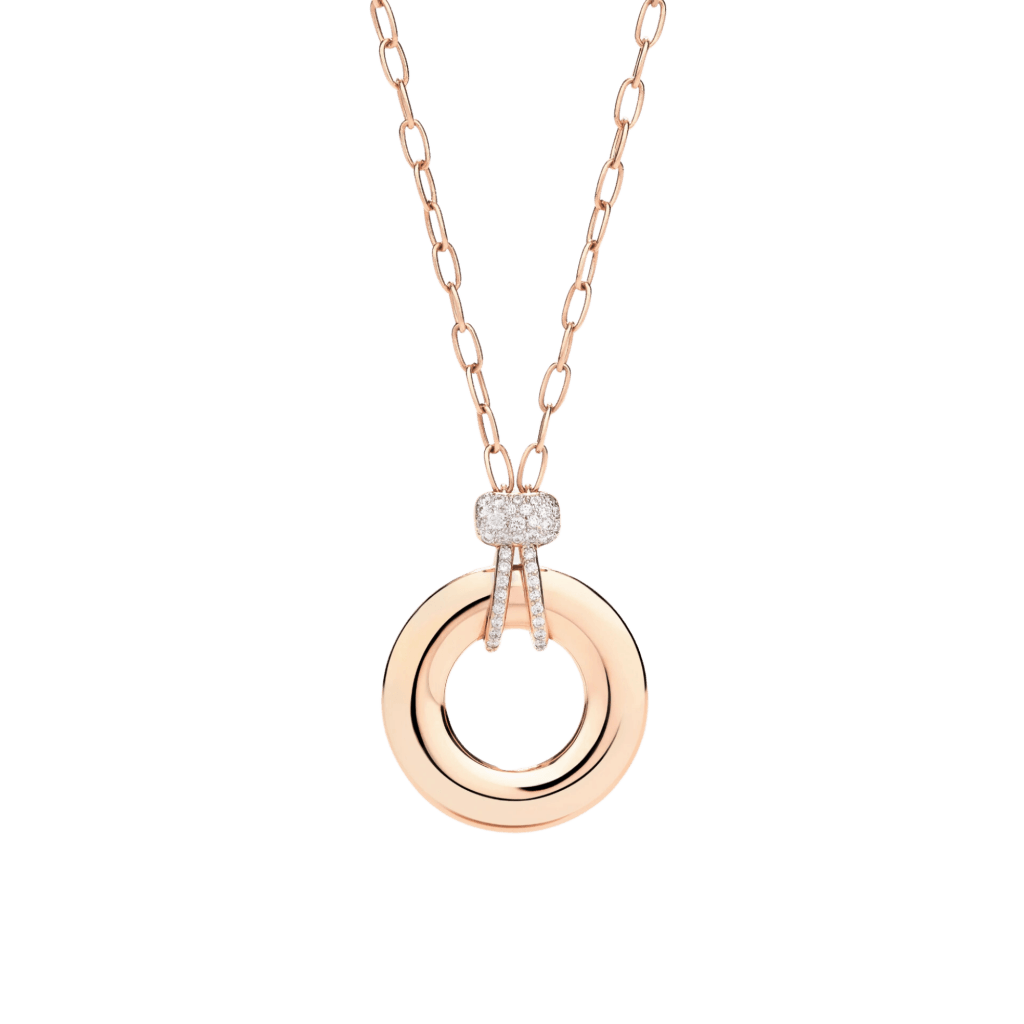 Pomellato Iconica collier roodgoud met diamant - PCC4040 O7WHR DB000 - #1 Pomellato Iconica collier roodgoud met diamant - PCC4040 O7WHR DB000 - #1