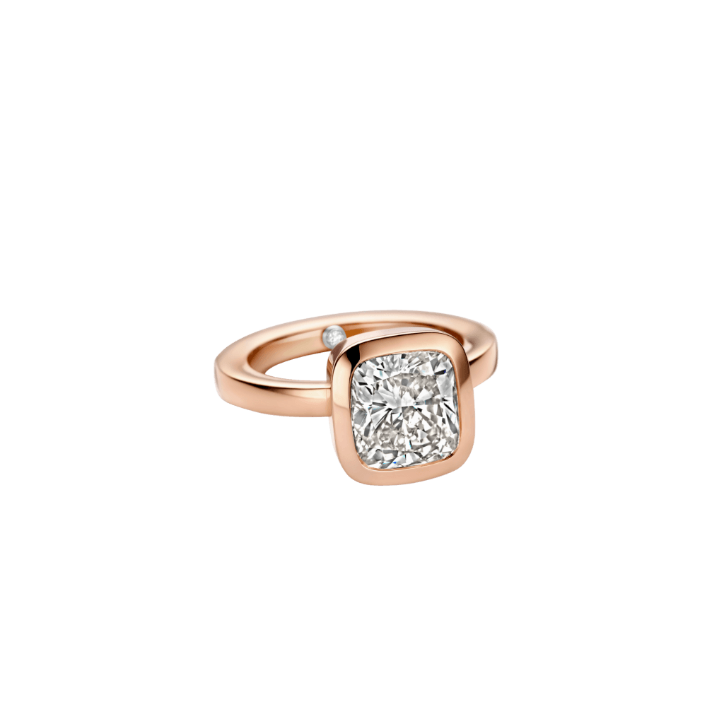 Schaap en Citroen Diamonds ring roodgoud met diamant - #1 Schaap en Citroen Diamonds ring roodgoud met diamant - #1