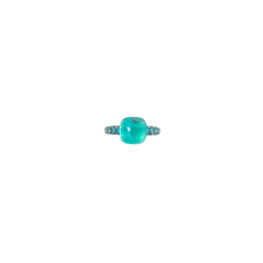 Pomellato Nudo Deep Blue ring roodgoud met agaat - PAB9040 O6000 TTPOY - #4 Pomellato Nudo Deep Blue ring roodgoud met agaat - PAB9040 O6000 TTPOY - #4