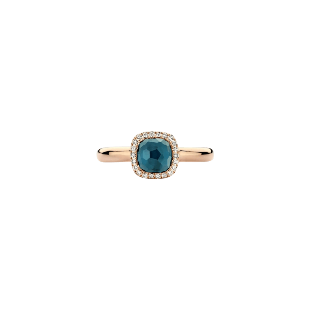 Tirisi Jewelry Milano Sweeties ring roodgoud met diamant - TR9624SBHP - #1 Tirisi Jewelry Milano Sweeties ring roodgoud met diamant - TR9624SBHP - #1