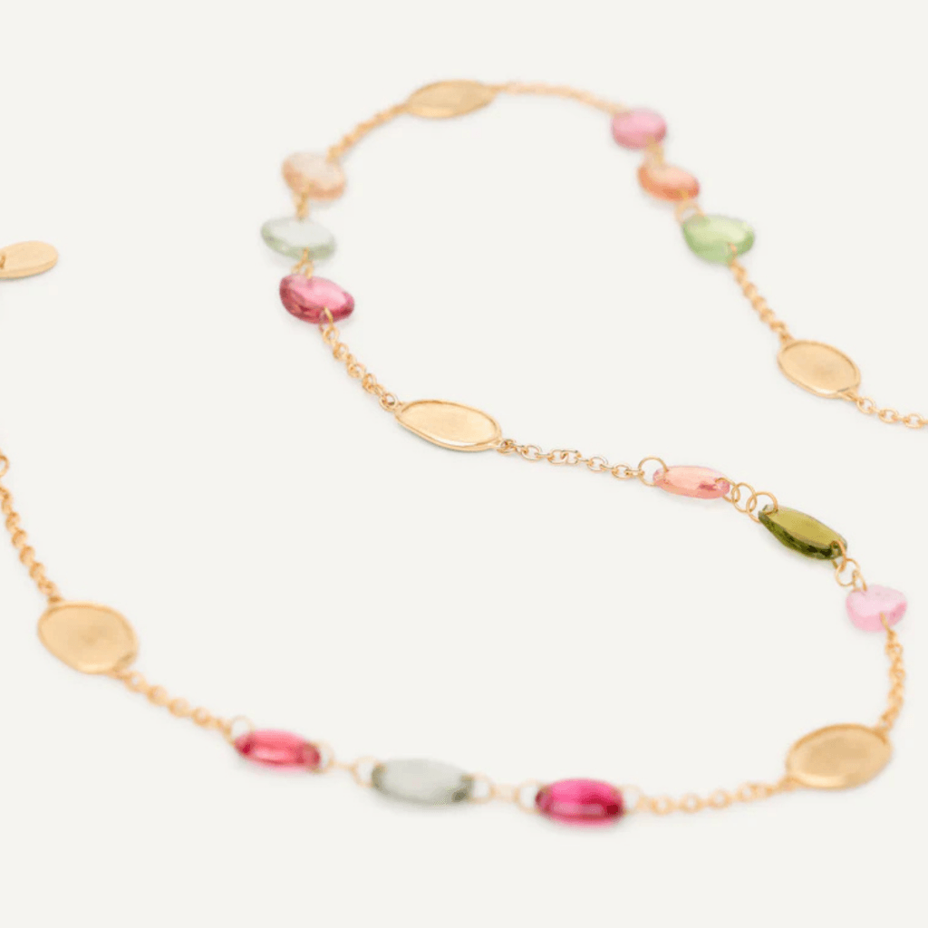 Marco Bicego Lunaria collier geelgoud met toermalijn - CB2868-TM01 - #3 Marco Bicego Lunaria collier geelgoud met toermalijn - CB2868-TM01 - #3