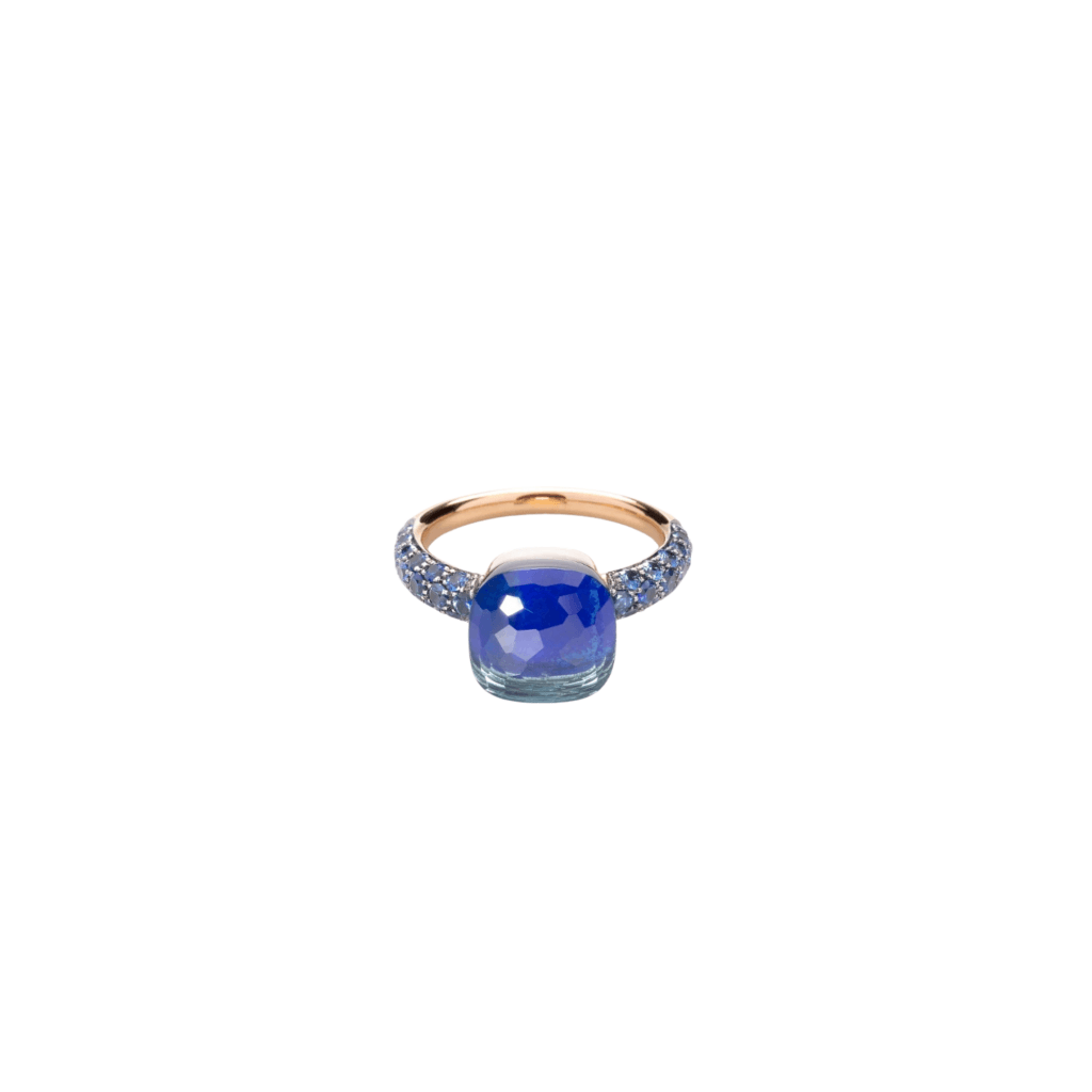 Pomellato Nudo Deep Blue ring roodgoud met lapis lazuli - PAB9040 O6000 TTKTL - #4 Pomellato Nudo Deep Blue ring roodgoud met lapis lazuli - PAB9040 O6000 TTKTL - #4