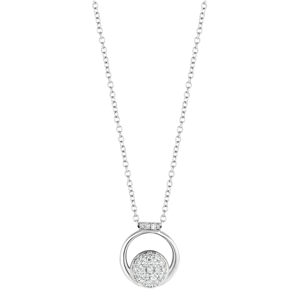 Tirisi Jewelry Amsterdam Wangle collier witgoud - TN2108DW - #2 Tirisi Jewelry Amsterdam Wangle collier witgoud - TN2108DW - #2