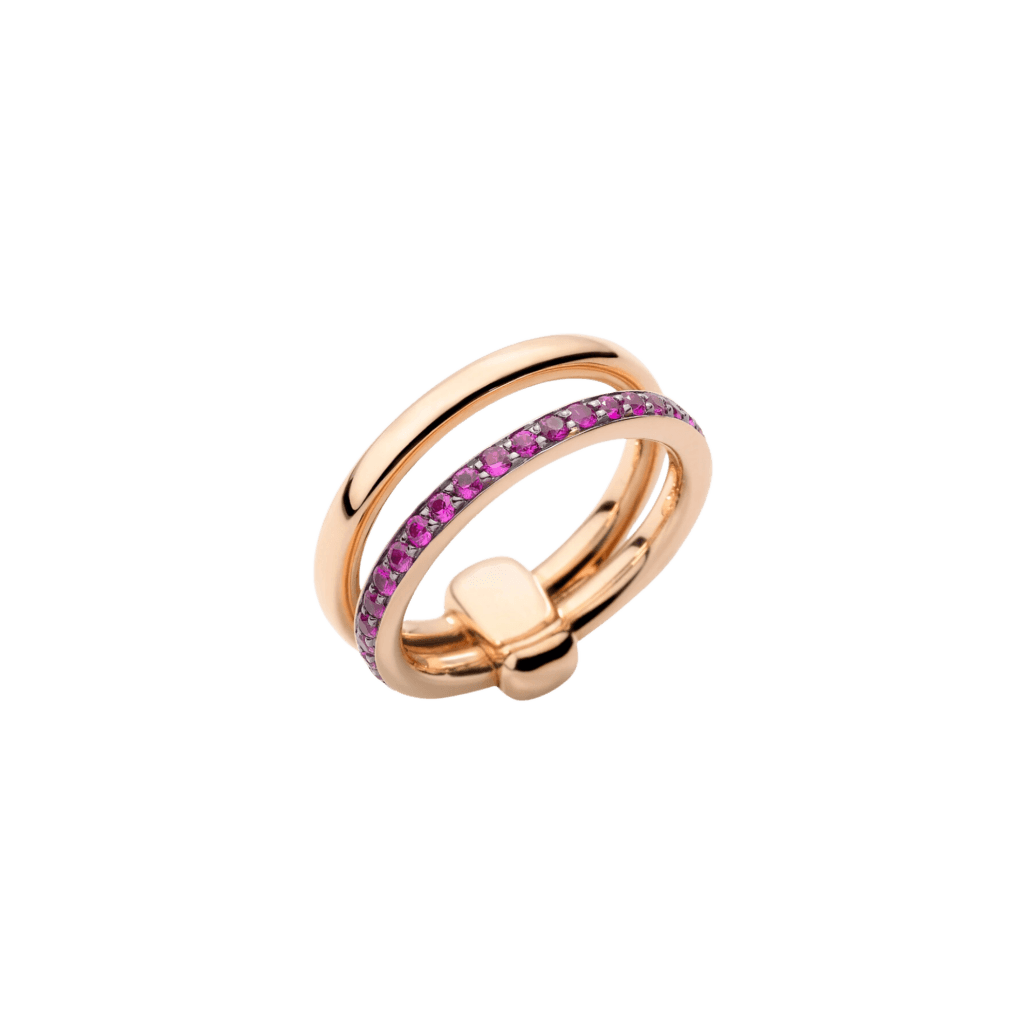 Pomellato Pomellato Together ring roodgoud met robijn - PAC0100 O7BRK RU000 - #1 Pomellato Pomellato Together ring roodgoud met robijn - PAC0100 O7BRK RU000 - #1