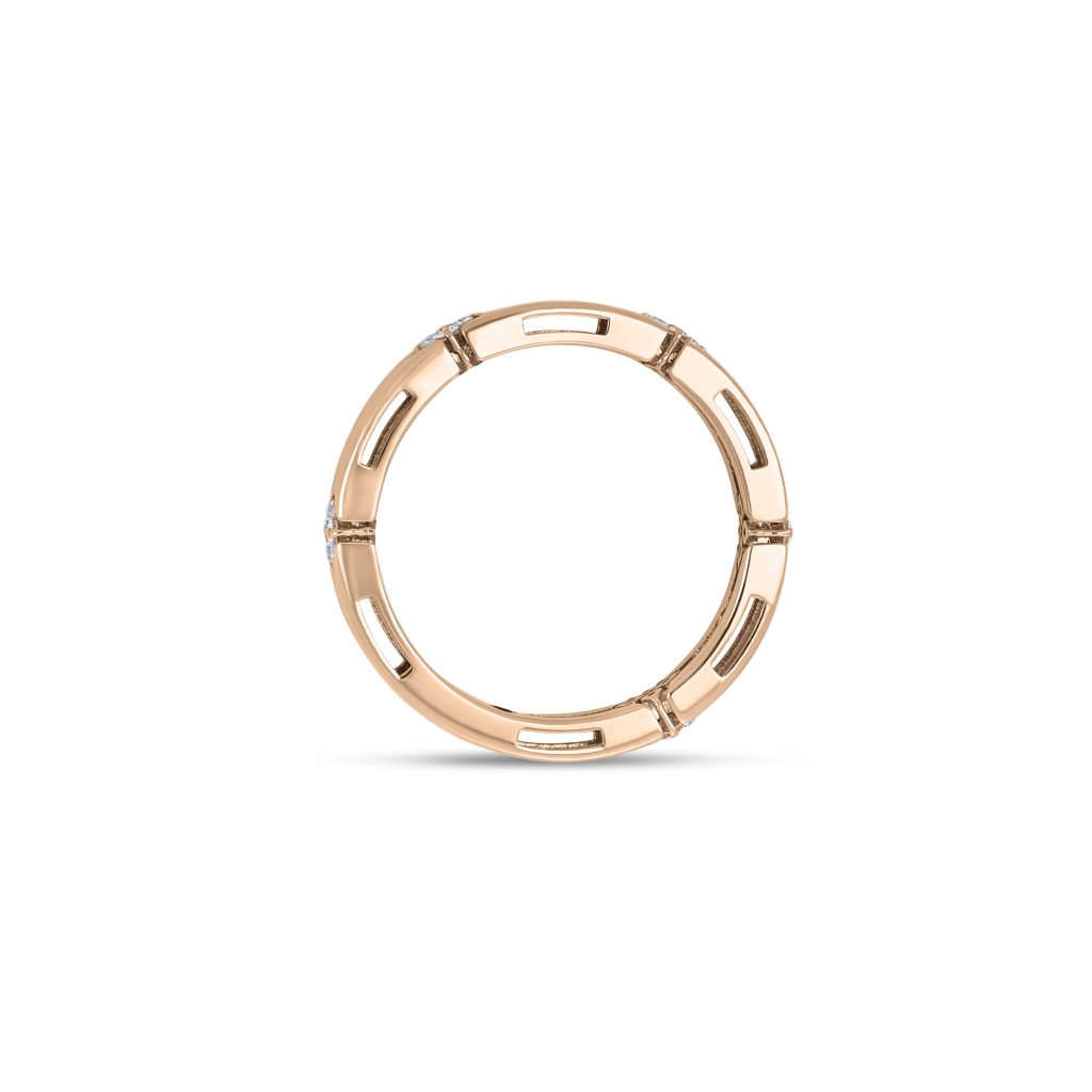 Roberto Coin Love In Verona ring roodgoud met diamant - ADR777RI3820 - #3 Roberto Coin Love In Verona ring roodgoud met diamant - ADR777RI3820 - #3