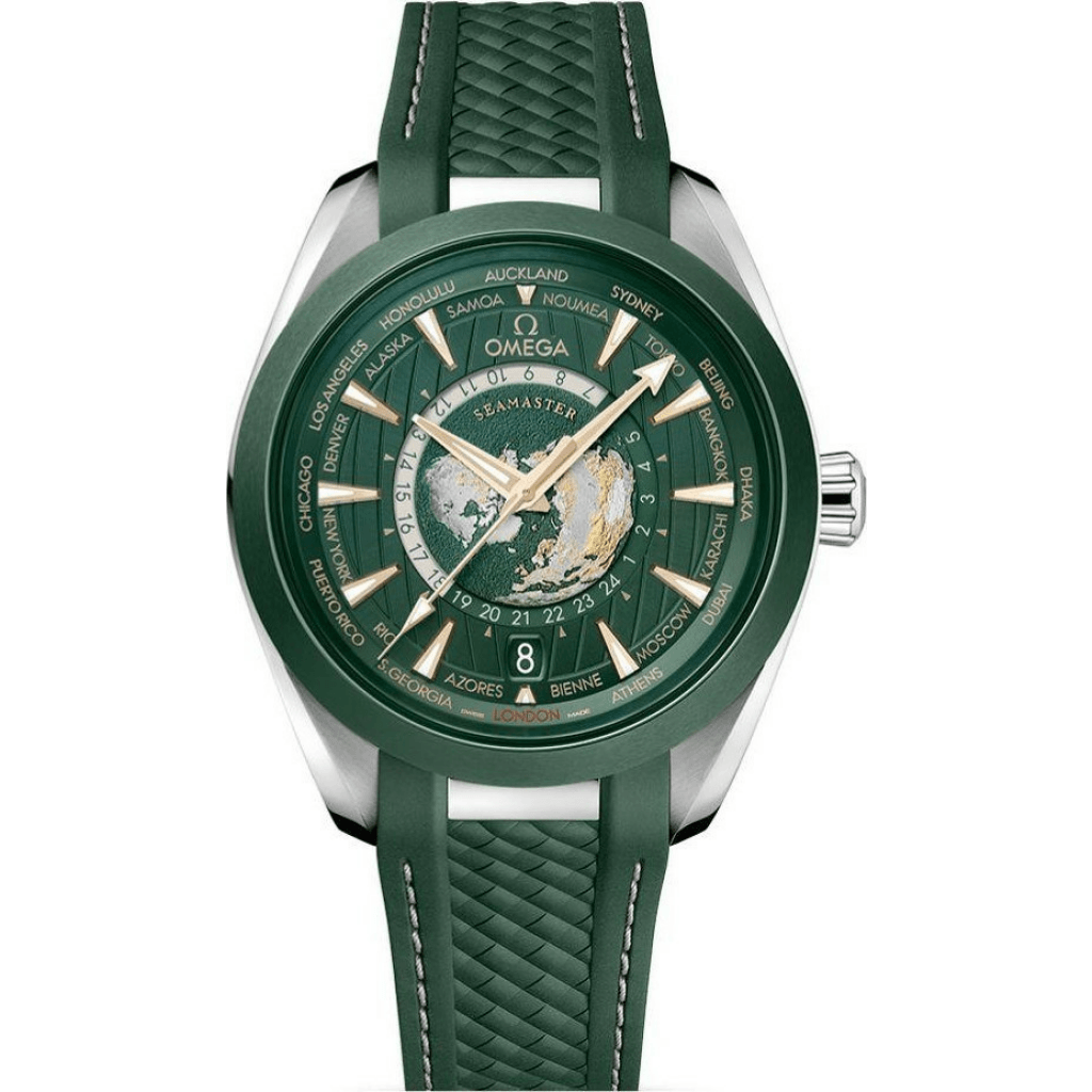 OMEGA Seamaster Aqua Terra 150m GMT Worldtimer 43mm - 220.32.43.22.10.001 - #6 OMEGA Seamaster Aqua Terra 150m GMT Worldtimer 43mm - 220.32.43.22.10.001 - #6