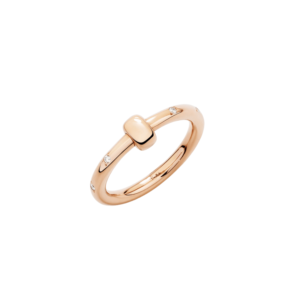 Pomellato Pomellato Together ring roodgoud met diamant - PAC5014 O7000 DB000 - #1 Pomellato Pomellato Together ring roodgoud met diamant - PAC5014 O7000 DB000 - #1