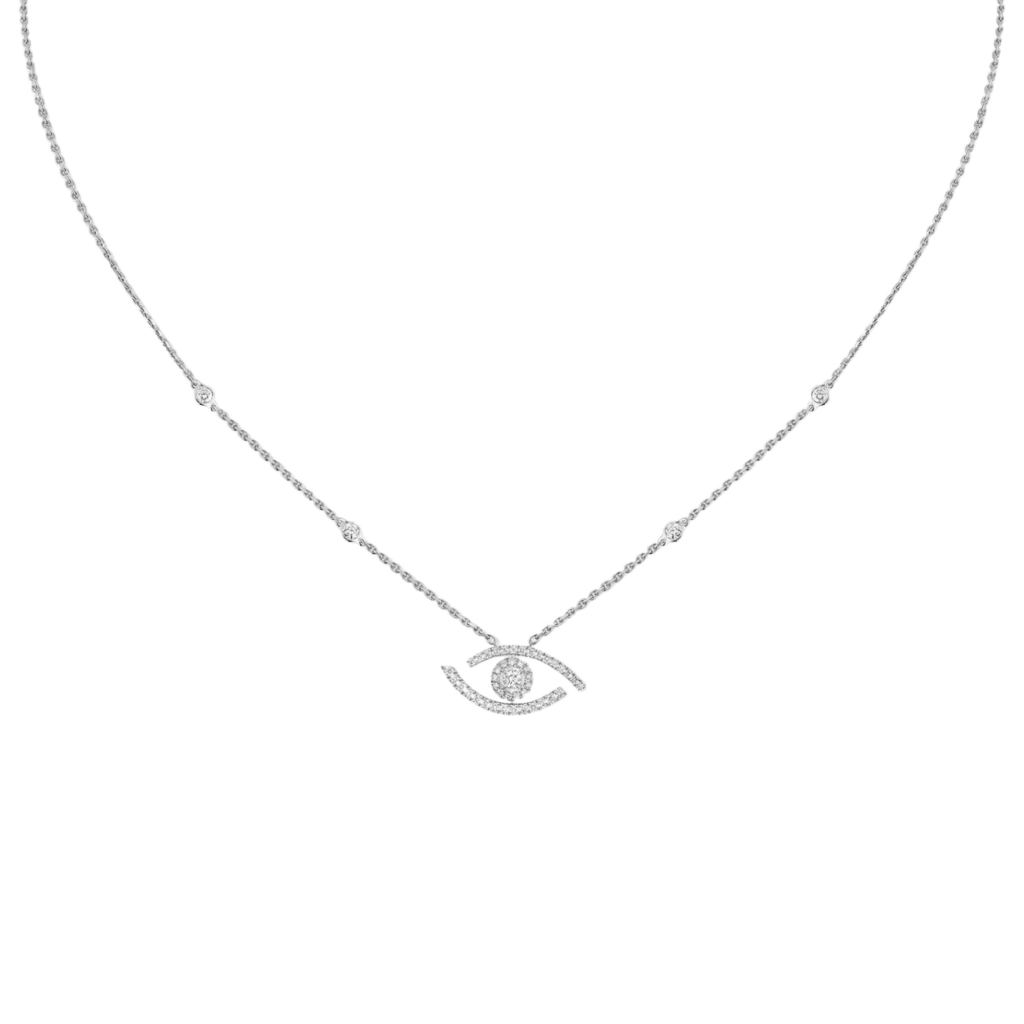 Messika Lucky Move collier witgoud met diamant - 7525-WG - #1 Messika Lucky Move collier witgoud met diamant - 7525-WG - #1